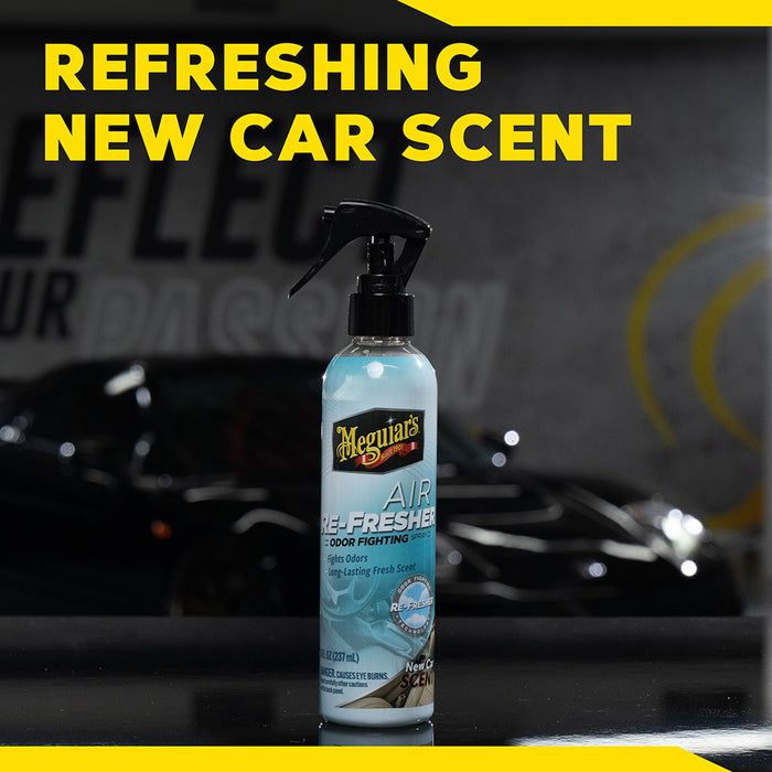 Meguiar’s Air Re-Fresher Odor Fighting Spray New Car Scent – Spray Eliminare Mirosuri cu Parfum „Mașină Nouă” [8]