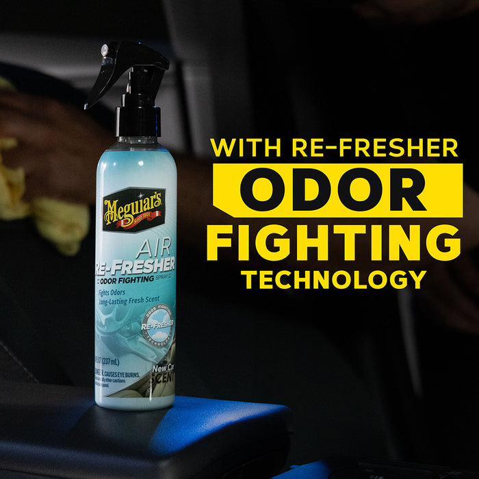 Meguiar’s Air Re-Fresher Odor Fighting Spray New Car Scent – Spray Eliminare Mirosuri cu Parfum „Mașină Nouă” [5]