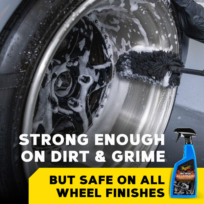 Meguiar’s Hot Rims™ Aluminum Wheel Cleaner – Curățitor pentru Jante din Aluminiu (G14324, 710 ml / 24 oz) [4]