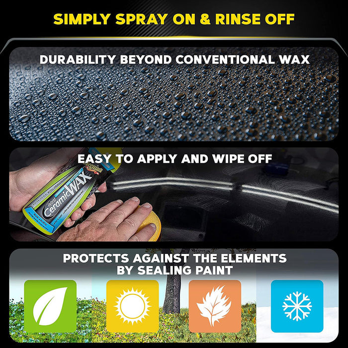 Meguiar’s Hybrid Ceramic Liquid Wax G200416 – Ceară Auto cu Protecție Ceramică SiO₂ (473 ml / 16 oz) [4]