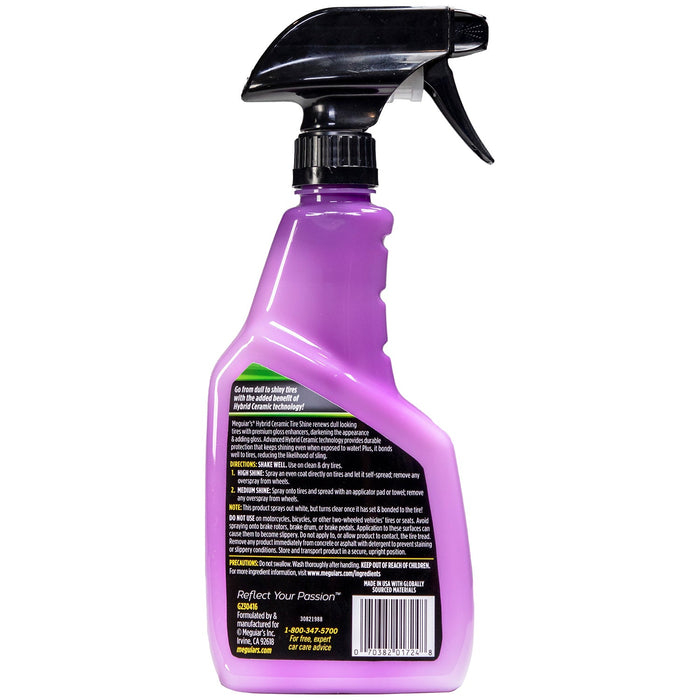 Meguiar’s Hybrid Ceramic Tire Shine G230416 – Soluție pentru Anvelope cu Protecție Ceramică (473 ml / 16 oz) [2]