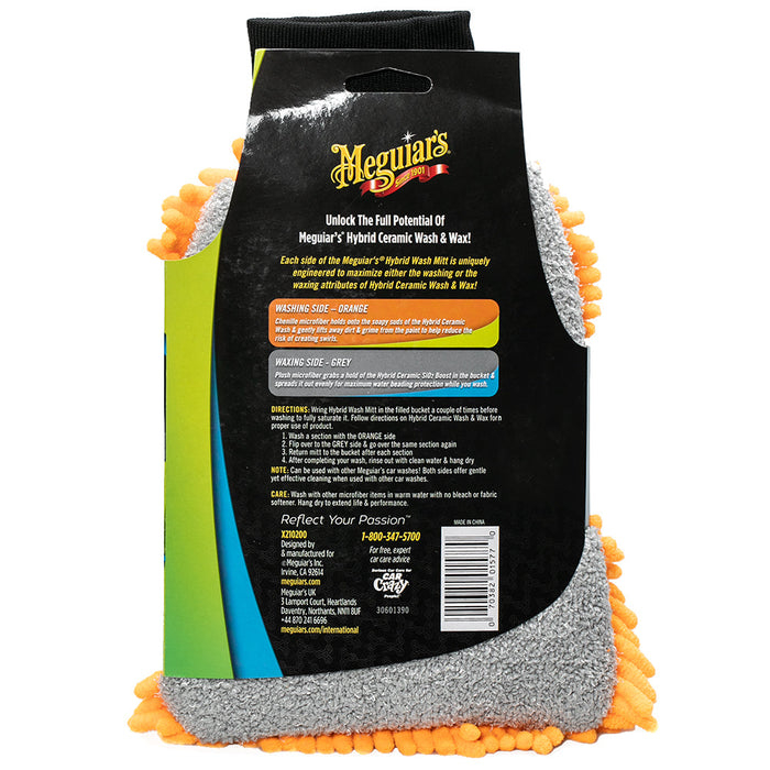 Meguiar’s Hybrid Wash Mitt X210200 – Mănușă Microfibră Premium pentru Spălare Auto [3]