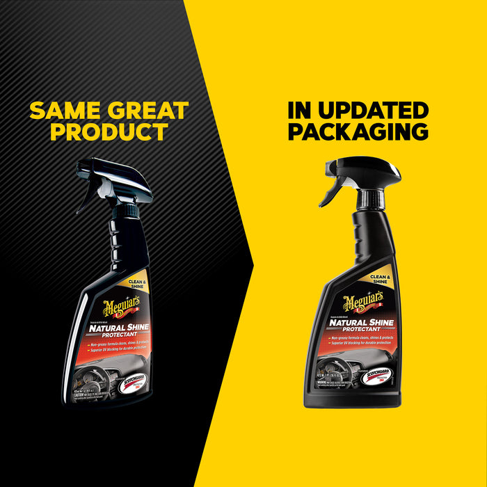 Meguiar’s Natural Shine® Protectant – Protecție și Îngrijire pentru Plastic, Vinil și Cauciuc (G4116, 473 ml / 16 oz) [3]