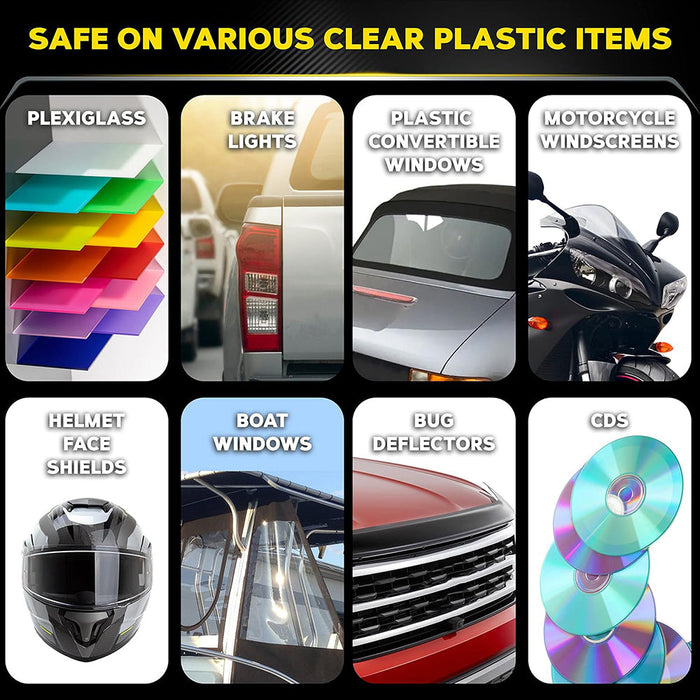 Meguiar’s PlastX™ Clear Plastic Cleaner & Polish – Curățitor și Polish pentru Plastic Transparent (G12310, 296 ml / 10 oz) [7]