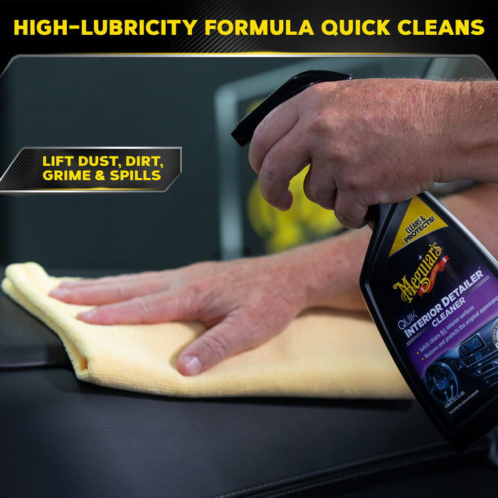 Meguiar’s Quik Interior Detailer™ – Curățitor Rapid pentru Interior Auto (G13616, 473 ml / 16 oz) [7]