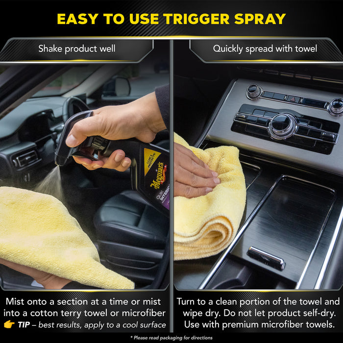 Meguiar’s Quik Interior Detailer™ – Curățitor Rapid pentru Interior Auto (G13616, 473 ml / 16 oz) [6]