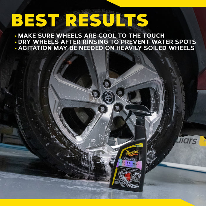Meguiar’s Ultimate All Wheel Cleaner G180124 – Soluție Curățare Jante (710 ml / 24 oz) [10]