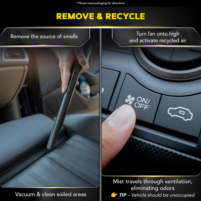 Meguiar’s Whole Car Air Re-Fresher Odor Eliminator – Black Chrome Scent (59 ml / 2 oz) [5]