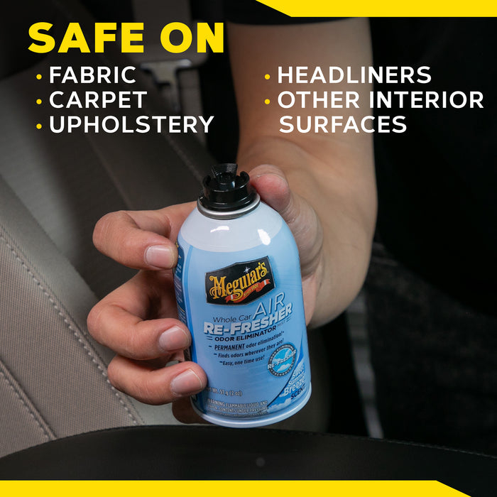 Meguiar’s Whole Car Air Re-Fresher Odor Eliminator Mist – Sweet Summer Breeze (G16602, 2 oz / 59 ml) [9]