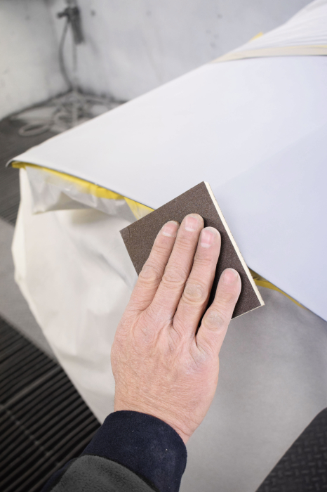 Q1® Двусторонние Шлифовальные Губки – Степень FINE 320/400/500 [4]