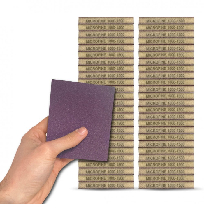 Q1® Bureți de Șlefuire Față-Dubla – Granulație MICROFINE 1000/1200/1500 [4]