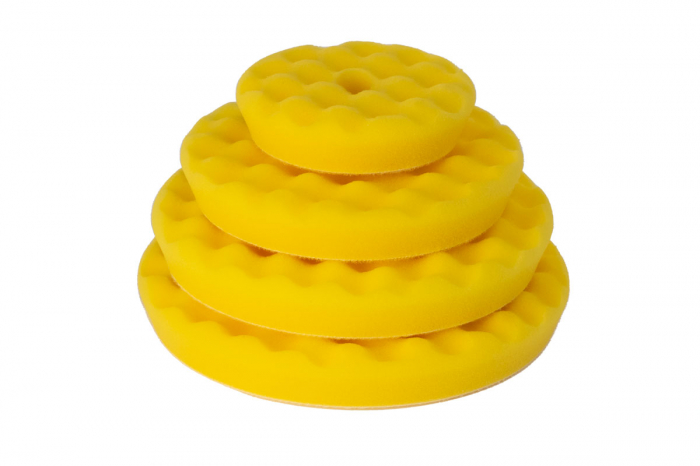 WAFFLE FINE Polishing Foam Pad for Rotary Polishers [6]