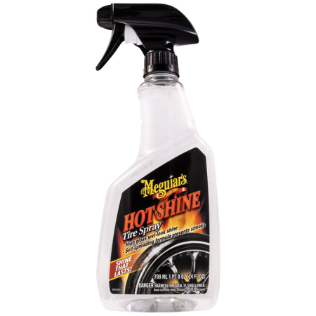Dressing anvelope - Meguiar’s Hot Shine™ Tire Spray – Dressing pentru Anvelope High Gloss (G12024, 710 ml / 24 oz)