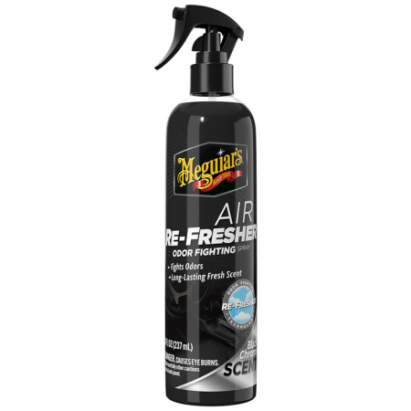 Odorizante auto - Meguiar’s Air Re-Fresher Odor Fighting Spray Black Chrome – Spray Eliminare Mirosuri pentru Interior Auto