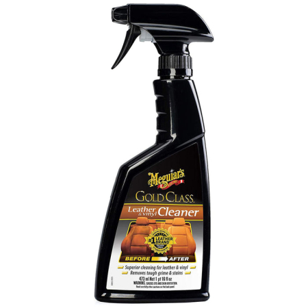 Îngrijire piele - Meguiar’s Gold Class™ Leather & Vinyl Cleaner – Curățitor pentru Piele și Vinil (G18516, 473 ml / 16 oz)