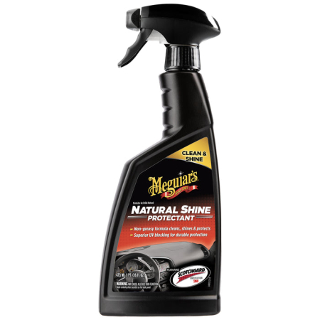 Plastic, Vinil & Elemente decorative - Meguiar’s Natural Shine® Protectant – Protecție și Îngrijire pentru Plastic, Vinil și Cauciuc (G4116, 473 ml / 16 oz)