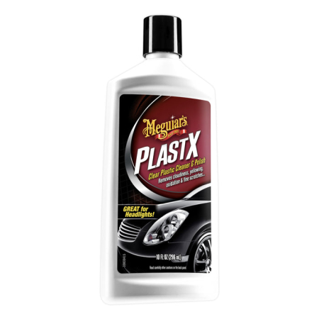 Polish & Glaze - Meguiar’s PlastX™ Clear Plastic Cleaner & Polish – Curățitor și Polish pentru Plastic Transparent (G12310, 296 ml / 10 oz)