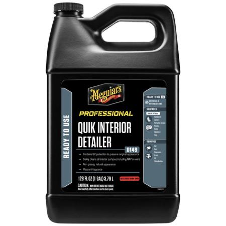 Spălătorie auto & Formate industriale - Meguiar’s Quik Interior Detailer – Cleaner și Protector Interior Auto (D14901, 3.78 L / 1 Gallon)