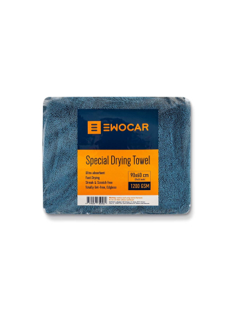 Drying Towels - Twisted Loop Dark Blue Car Drying Towel – 1200 GSM
