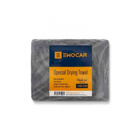 Drying Towels - Twisted Loop Dark Grey Car Drying Towel – 1200 GSM