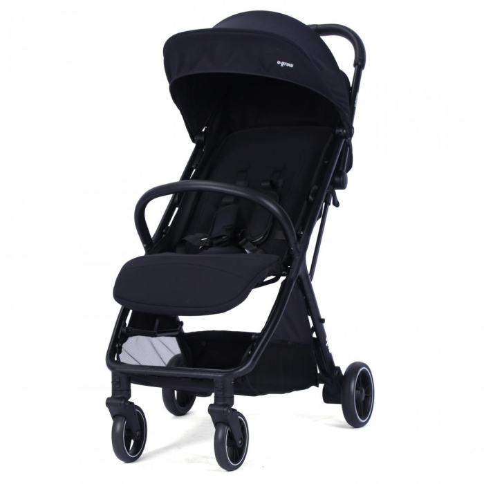 Carucior sport U-Grow autofold, 0-48 luni, negru [2]