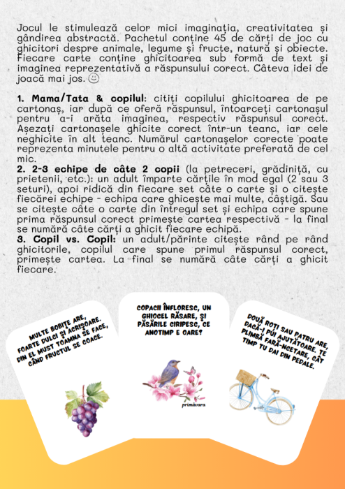 Joc de Ghicitori pentru Copii, 3+ [2]