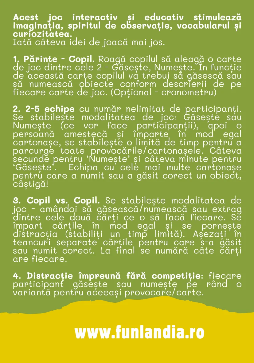 Joc educativ „Găsește sau Numește” [3]