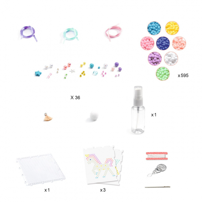 Set creativ Bile magice Unicorn, Djeco [3]