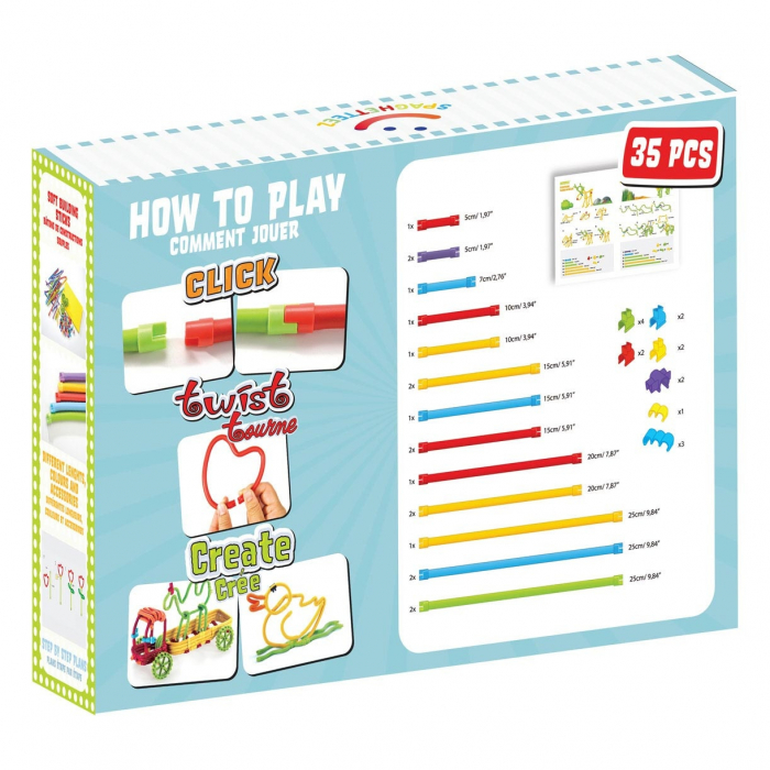 Set de construit cu magnet Spaghetteez 35 piese [4]