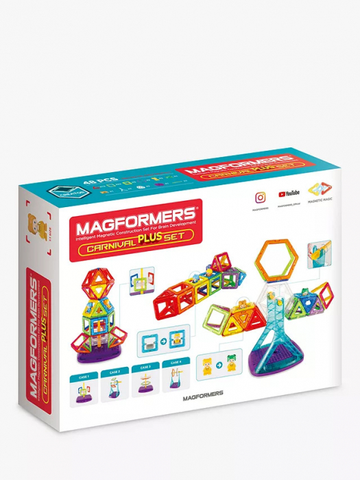 Set magnetic de construit Magformers, Carnival Plus, 48 piese [5]