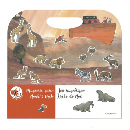 Jucării și activități pentru călătorii - Arca lui Noe, set magnetic Egmont Toys