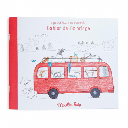 Rechizite Creative - Caiet cu fise preilustrate pentru desen, Moulin Roty