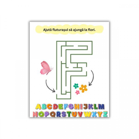 Carte de activități 2 în 1 - Învățăm Literele, 4+ ani - Amona [3]