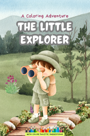 Jocuri GRATUITE - (Gratuit) Carte de colorat "The Little Explorer"