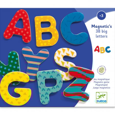Joc cu magneti 38 Litere colorate, Djeco [1]