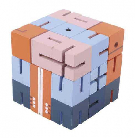 De jucat în călătorii - Joc logic IQ 3D puzzle Baiat albastru, Fridolin