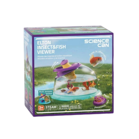 Toate - Kit STEM Microscop si acvariu portabil, TopBright
