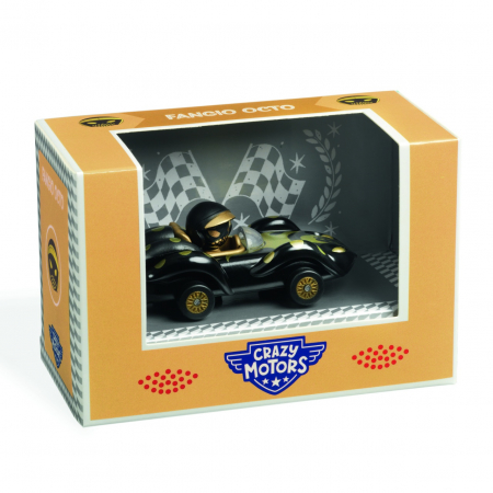 Jocuri - Masina de curse Fangio Octo Colectia Crazy Motors, Djeco