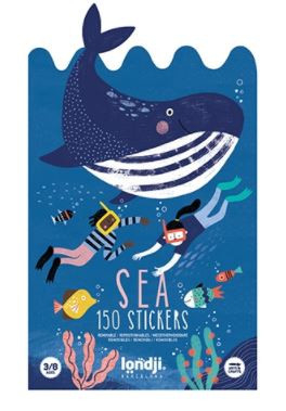 Jocuri creative - Set cu abtibilduri repozitionabile La mare, Londji