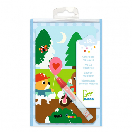 Art & Craft pe drum - Set pictura cu apa In parc, Djeco