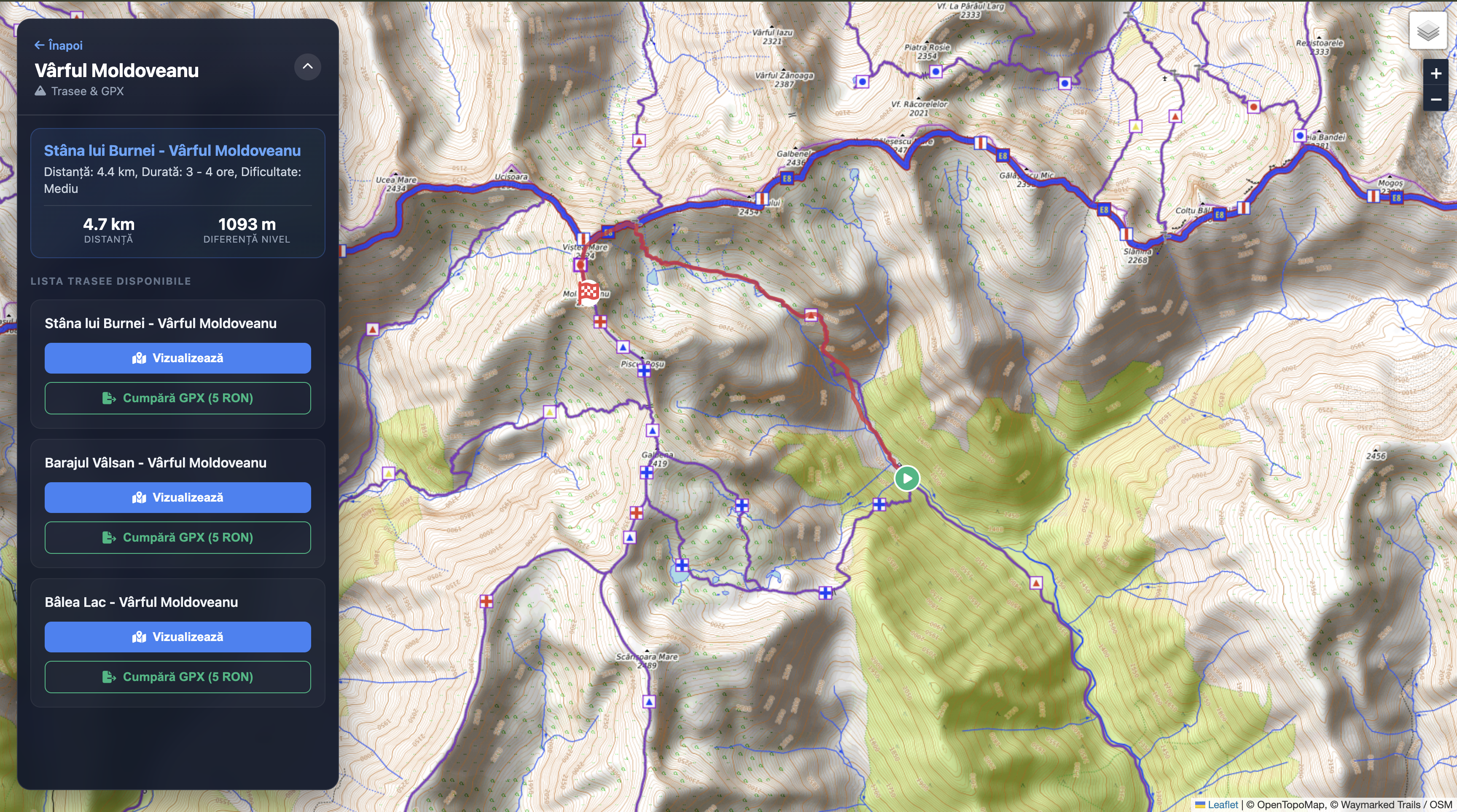 trasee montane - Varful.ro