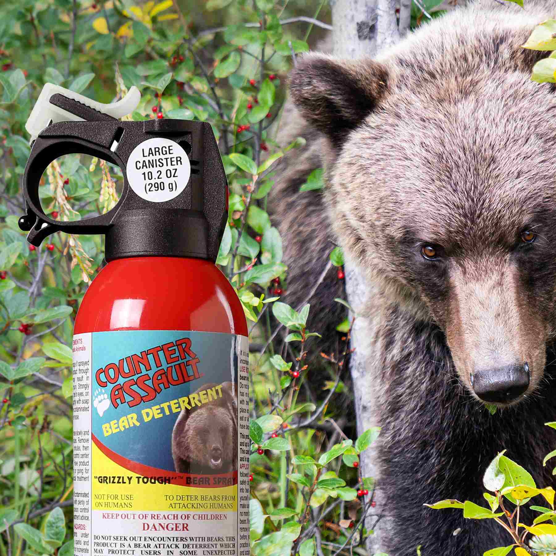 Cel mai puternic spray de urs - Counter Assault