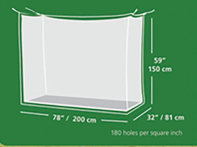 Plasa anti tantari Coghlans alba [2]