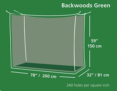 Plasa anti tantari Coghlans verde [2]
