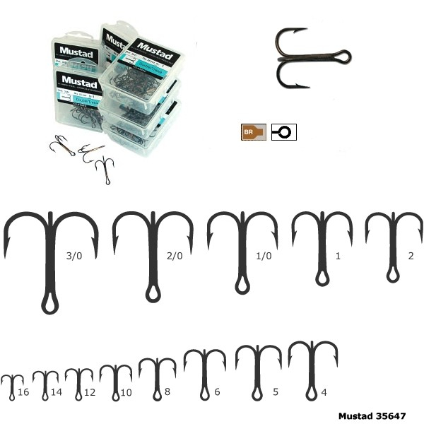 ANCORA TRIPLA MUSTAD BRONZ 35647, NR 16, 25 BUC / PLIC [1]
