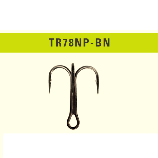 ANCORA TRIPLA MUSTAD TR78BLN NICHEL SCURTA, NR 1/0, 5 BUC / PLIC [1]