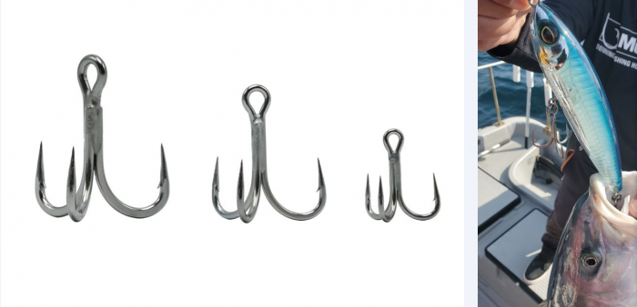 ANCORA TRIPLA MUSTAD TITAN STEEL JL74NPTS, NR 3/0, 5 BUC / PLIC [2]