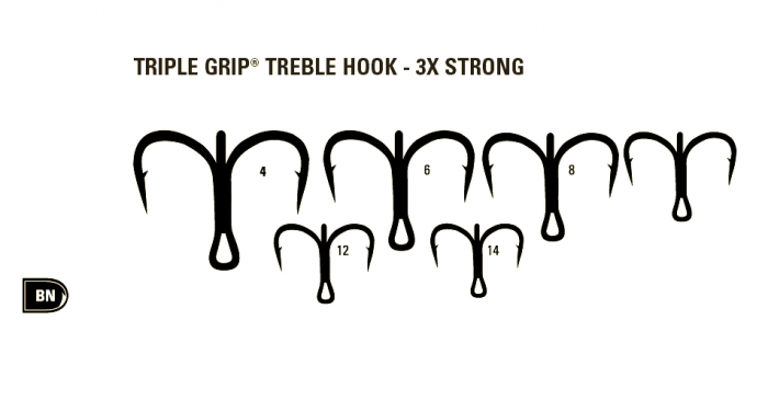 ANCORA TRIPLA MUSTAD ULTRAPOINT TG77NPBN, NR 8, 5 BUC / PLIC [1]