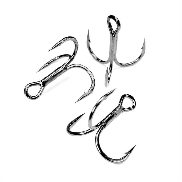 Ancore triple Gamakatsu short shank RB black nickel [2]