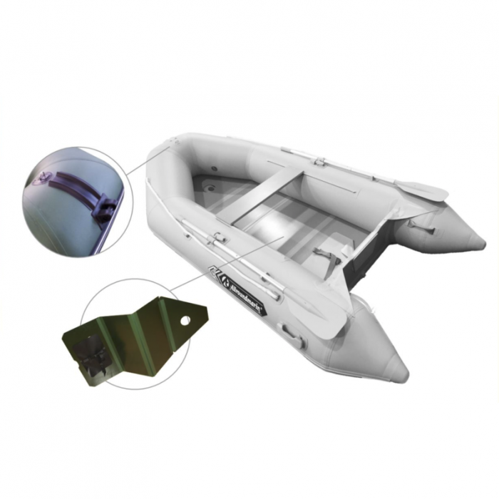 BARCA PNEUMATICA ALLROUNDMARIN KIWI 2.49 M, GRI, CU PODINA [2]